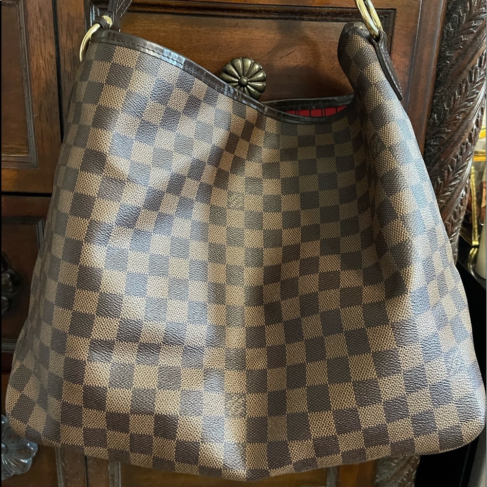 Preloved Authentic Louis Vuitton Delightful MM Damier Ebene very good condition